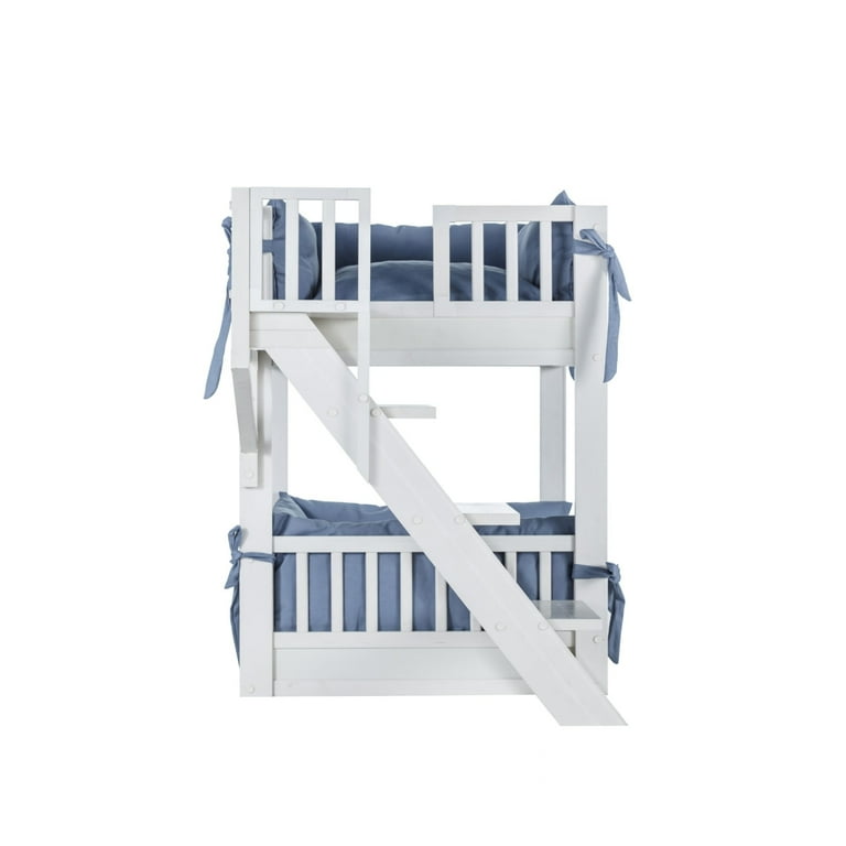 Ecoflex Large Doggy Bunk Bed - Antique White, Durable Doggie Frame