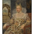 thumbnail image 3 of Francesco Montemezzano 12x14 Black Modern Framed Museum Art Print Titled - Portrait of a Noblewoman, 3 of 5