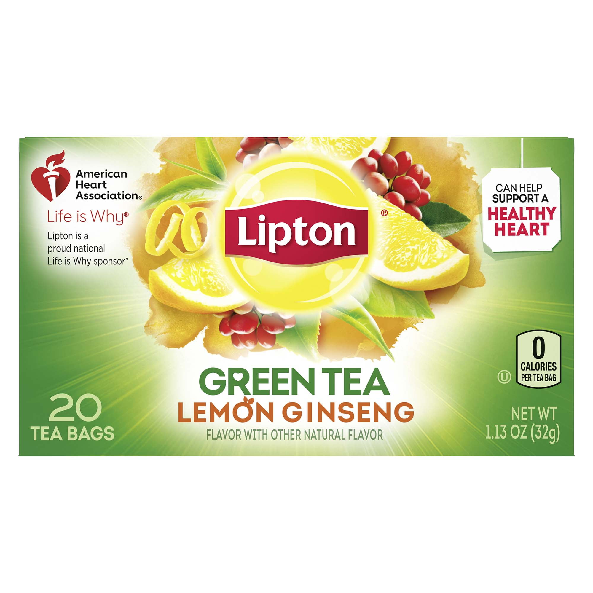 Lipton - Lipton, Green Tea, Orange Passionfruit Jasmine, Bags (20 count) |  Grocery Pickup & Delivery | Shop Stater Bros. Markets
