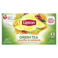 thumbnail image 4 of Lipton Lemon Ginseng Green Tea Bags, 20 ct, 4 of 13