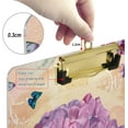 thumbnail image 3 of FMSHPON Hydrangea Lavender Golden Leaves Butterfly Clipboard Hardboard Wood Nursing Clip Board and Pull for Standard A4 Letter 13x9 inches, 3 of 7