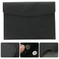 thumbnail image 6 of Troglfold file bag Leather A4 File Folder Organizer - Black PU Holder,13.07"X9.65"X0.39", 6 of 11