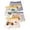 F17 Yellow, variant on Curuila Children Boys Boxer Briefs 4 Pack Cartoon Print Breathable Casual Elastic Waistband Underwear Trunks Yellow Size 8-10 Years