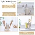 thumbnail image 3 of Kitchen Utensil Holder, Multifunctional Storage Rack Chopsticks Tube Drainer Basket Tableware Bucket Utensil Holder Chopsticks Tube Removable Drying Rack, 3 of 5