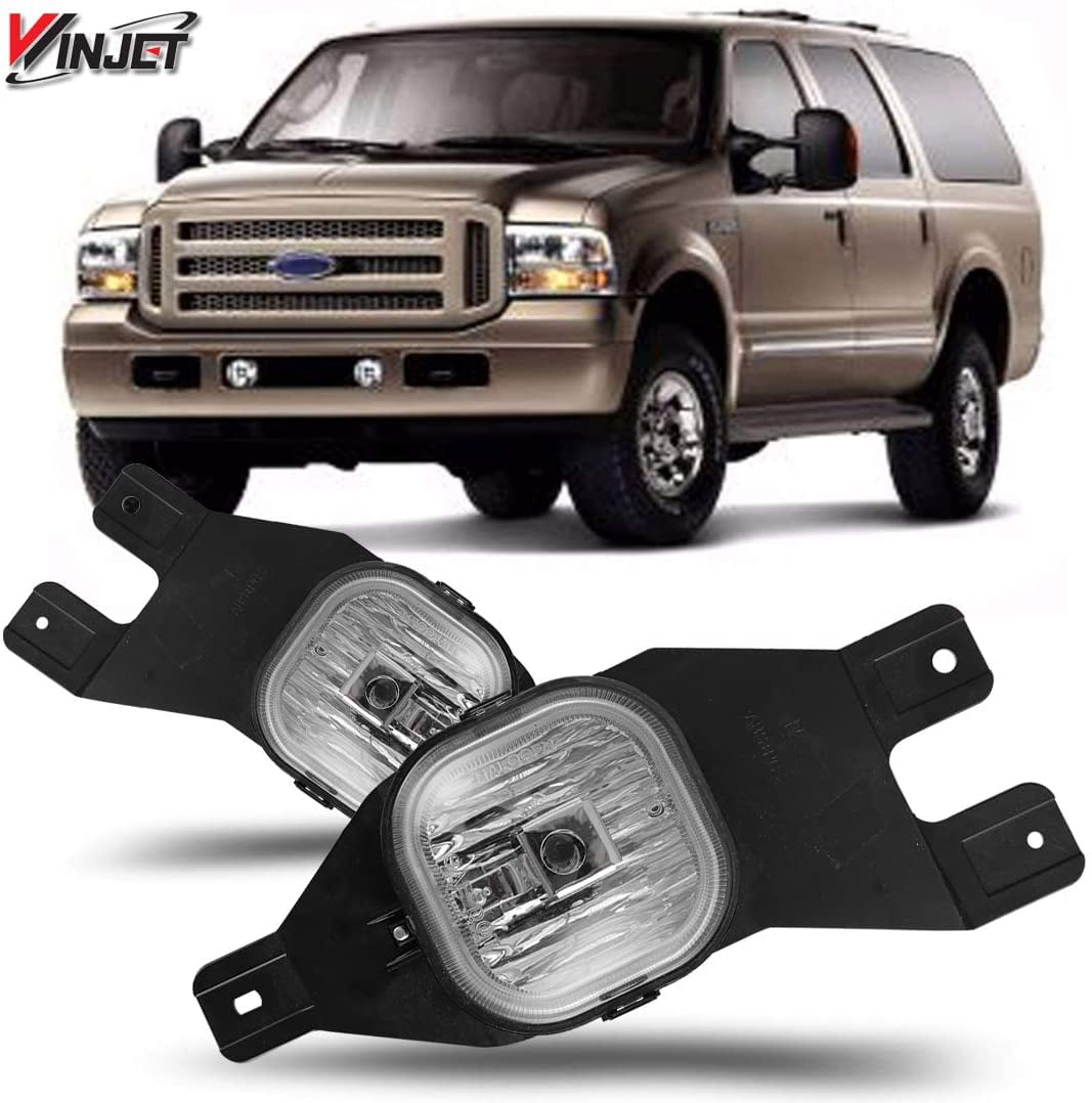 WINJET Factory Style Fog Lights CLEAR LENS Fits 2001-2004 Ford F-150