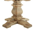 thumbnail image 5 of Modway Column 47" Round Pine Wood Dining Table in Brown, 5 of 5
