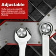 thumbnail image 3 of ZheElen 8x Wrenches 180 Degree Rotatable Spanners Portable Hand Tool 6-17mm, 3 of 8