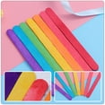 thumbnail image 2 of WESIEVYA 200Pcs Colored Popsicles Sticks For Craft Making Assorted Color Flat Smooth Edges Diy Projects, 2 of 8
