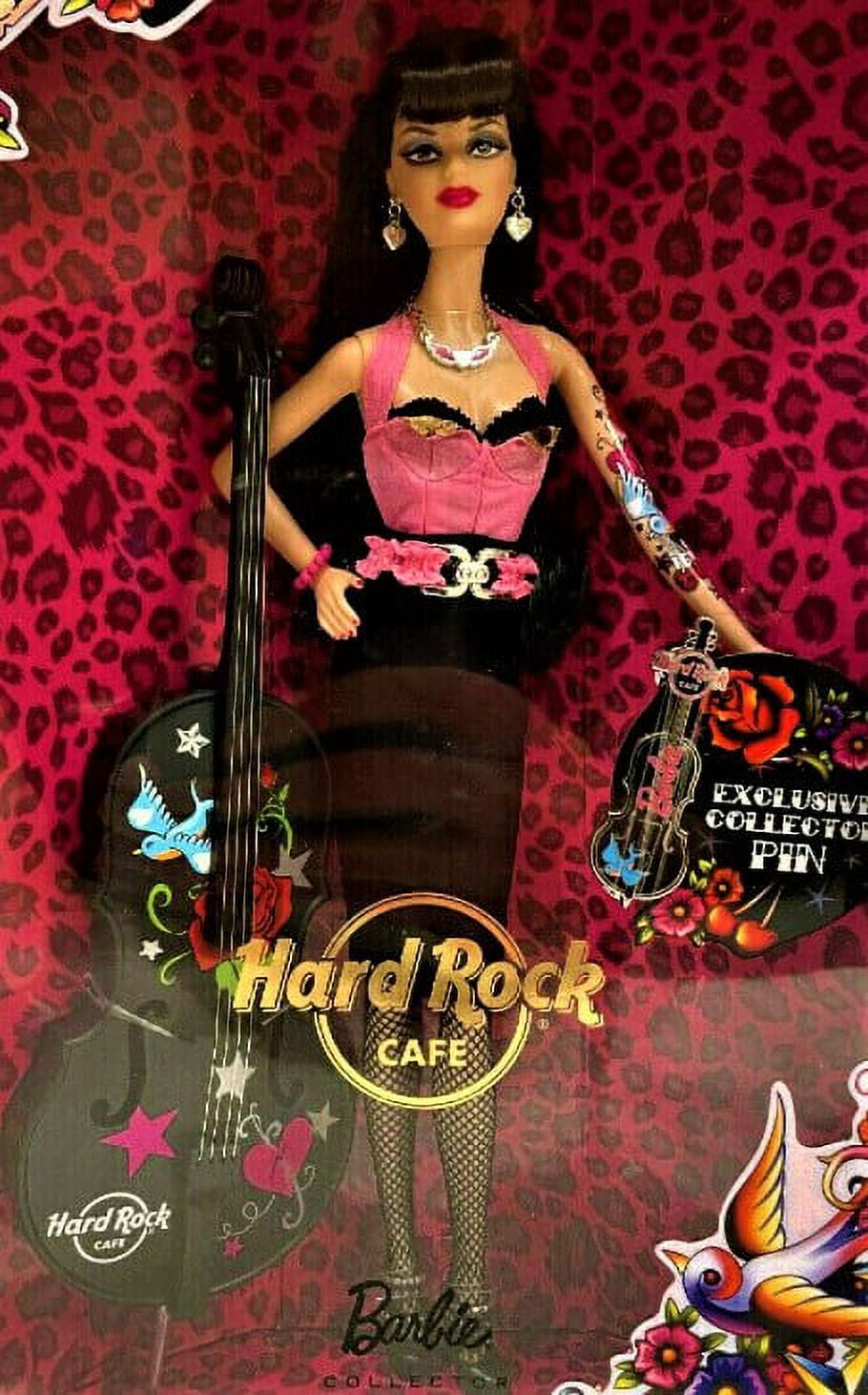 2009年バービーBarbie ハードロックカフェ　コラボ　タトゥー　レア 2009年バービーBarbie ハードロックカフェ コラボ タトゥー レア 2009