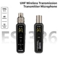 thumbnail image 2 of EALSEM UHF Wireless Microphone Converter XLR mitter Receiver Microphone Wireless System for Dyn, 2 of 5