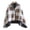 Camel, variant on Women's Plaid Shawl Wrap,Wool Lined Button Closure Poncho,Warm Soft Thick Cape Coat for Fall Winter