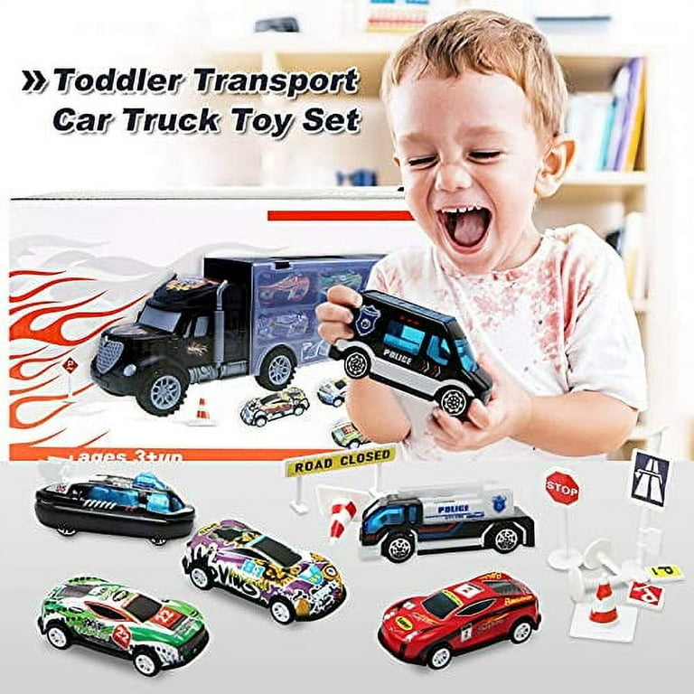 Toddler Toys for 3 4 Year Old Boys Transport Cars