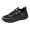 Black, variant on Men's Mesh Slip on Sneakers Wide Toe Box Breathable Lace Up Non Slip Running Tennis Shoes with Arch Support Gray Size 10