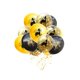 thumbnail image 2 of FELTECHELECTR 15 globos decorativos de Sagitario con lentejuelas de la constelación, ideales para bodas y cumpleaños (5 unidades en negro, dorado y transparente)., 2 of 6