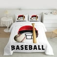 thumbnail image 2 of Homewish Gamer Baseball Boy 3 Pieces Queen Comforter Set,Sport Theme Ultra Soft Bedding Sets,Ball Gaming Bedding Comforter Set,Super Cozy Room Decor,Reversible, 2 of 8