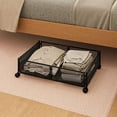 Storage Bins with Lids,Storage Box,Foldable Underbed Shelf Under Sofa