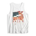 thumbnail image 4 of Xdegoge Patriotic American Flag Soldier Graphic Tank Top for Women Sleeveless Crewneck 4th of July Military USA Pride Summer Casual Loose Fit Independence Day Vacation Shirts Tops, 4 of 4