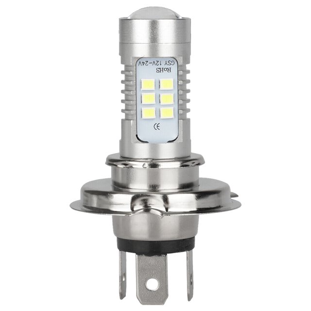 Faros Bombilla para faro delantero de coche H4 9003 HB2, 6000 K, 220 W, 12 V, haz alto y bajo, blanco (1 ud.)