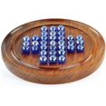 thumbnail image 2 of Nagina International Wooden Rosewood Crafted Peg Solitaire Wooden Crafted Adult Toys & Games (Space Blue), 2 of 2