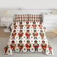 thumbnail image 2 of Manfei Colorful Nutcracker Queen Comforter Set for Kids Children, Merry Christmas Xmas Bedding Sets, Festival Theme Bedding Comforter Set, Lightweight Room Decor, Reversible 3 Pieces, 2 of 8