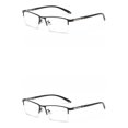 thumbnail image 4 of Sonducket Gafas de lectura fotocromáticas, gafas multifocales antiluz azul, soporte de nariz , gafas portátiles de bloqueo Negro Bolígrafo transparente 2Conjunto, 4 of 6