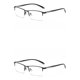 thumbnail image 4 of Sonducket Gafas de lectura fotocromáticas, gafas antiluz azul, gafas portátiles ligeras, gafas de bloqueo, gafas de luces planas Negro Bolígrafo transparente 2Conjunto, 4 of 6