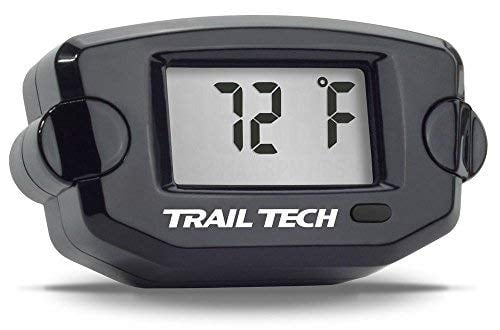 Trail Tech 742-EH1 Black TTO Temperature Digital Gauge 19mm Radiator Hose Sensor