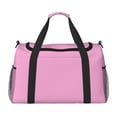 thumbnail image 1 of Disketp Pink Bolsa de Viaje Tipo Duffle, Bolso de Mano para Fin de Semana para Mujer, Bolsa de Gimnasio Ligera para Hombre, Esencial para Viajes, 1 of 7