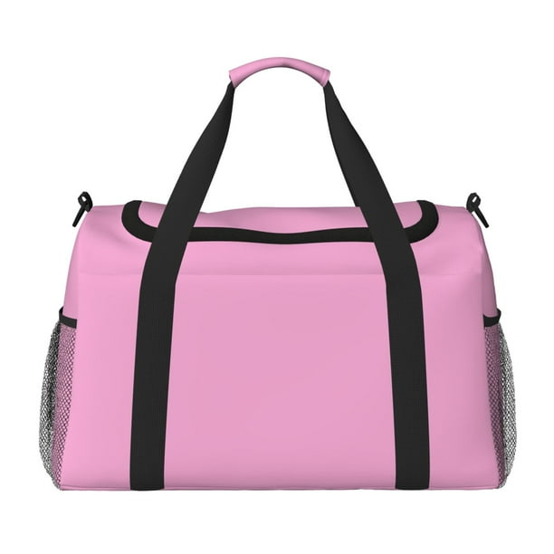 Balery Pink Bolsa de Gimnasio para Mujeres, Bolsa de Viaje con Bolsillo Húmedo, Bolsa de Fin de Semana para Mujeres, Bolsa de Viaje Resistente al Agua