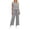 Gray, variant on Tqcoqu Two Piece Sets for Women Casual Travel Vacation Outfits Summer Wide Leg Crop Pants Lounge Sets,Black,Women's S-XXXXXL