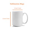 thumbnail image 2 of Juego de 12 tazas de sublimación TANGLONG, 450 ml, cerámica blanca, 2 of 7