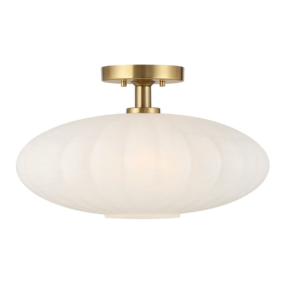 Ceiling Light in Natural Brass
