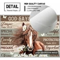 thumbnail image 7 of HFDF Motivational Horse Decor Wall Art For Girls Room Farmhouse Horse Daisy Wall Decor Western Bible Verse Animal Pictures Canvas Prints Painting Modern Artwork For Living Room 20x16inch Framed, 7 of 7