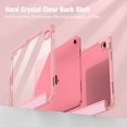 thumbnail image 6 of Fintie Hybrid Slim Case for iPad (A16) 11th Generation 11 Inch (2025), iPad 10th Generation 10.9 Inch (2022), with Clear Transparent Back, Light Pink, 6 of 9