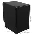 thumbnail image 2 of DEEPCRAFF Grey PU Material Storage Case for Deck Cards Practical Organizer for Game Accessories, 2 of 6