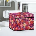 thumbnail image 5 of HELLHERO Dust Cover for Sewing Machine 17.7x8.6x12.5 Inch Top Handle Dust-Proof Simple Rose Pattern, 5 of 8
