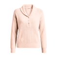 thumbnail image 4 of Yigetop Women's V Neck Long Sleeve Knit Pullover Sweater Tops Lightweight Casual Basic Loose Fit for Daily Work Vacation Pink XXL, 4 of 4