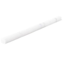 The Tile Life Santorini Carrara Honed Marble Pencil Liner Tile Trim, 0.5 x 12 in, 1-Piece
