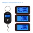 thumbnail image 2 of WeiHeng Mini báscula de equipaje Báscula electrónica portátil Báscula digital de peces con función de seguimiento cero Báscula de doble rango de 25 kg Báscula colgante digital WeiHeng dispositivo de pesaje, 2 of 7