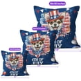 thumbnail image 4 of Patriotic Chihuahua Celebrates 4th of July Pillow Cushion Double Sided Dog Lover Gifts Idea Throw Pillow - 02009, 4 of 4
