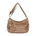 thumbnail image 3 of Bolso de hombro vaquero de estilo casual, elegante bolso tote para mujer, para trabajar y comprar., 3 of 9