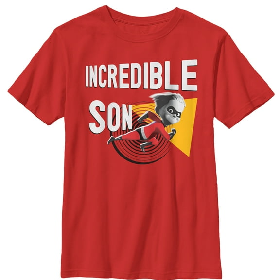 Boy's The Incredibles 2 Dash Incredible Son Graphic Tee Red Small