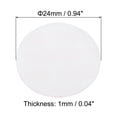 thumbnail image 2 of Unique Bargains Doublure de Couvercle en Mousse 24mm/0.94 Pouces, 300 Pcs Résistant à la Pression Sensible Blanc Rouge, 2 of 7