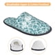 thumbnail image 3 of Balery Teal turquoise shell Pantuflas de Casa de Felpa Silenciosas con Diseño Estampado, Zapatillas Cómodas Antideslizantes de Algodón para Interior-Medium, 3 of 8