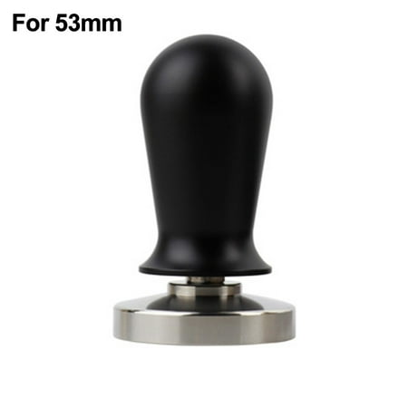 

51/53/58mm Coffee Tamper Wooden Handle Stainless Steel Flat Base Hand Tamper