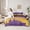 Yellow Purple, variant on jejeloiu Rugby Sport Lover 7-Piece Twin Bedding Sets,Purple Football City Bedding Comforter Set For Boys Teens Reversible