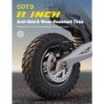 thumbnail image 5 of OOTD T10 Electric Scooter for Adults, 48V 18Ah Battery, 900W Peak Motor, 11" All-Terrain Tires, Folding E-Scooter with Dual Suspension & LCD Display, 5 of 7