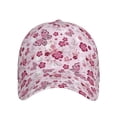 thumbnail image 2 of Naloa Original Classic Low Profile Hat Men Women Baseball Cap Dad Hat Adjustable Unconstructed Flower Butterfly Print Cap, 2 of 9
