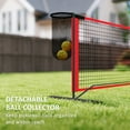 thumbnail image 4 of Soozier Portable Pickleball Net Set with 22FT Regulation Size Net, Ball Collector, Court Marking Kit, Balls, Carrying Bag, 4 of 7