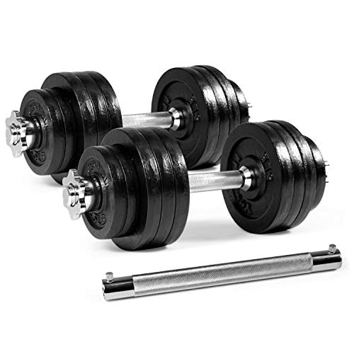 Yes4All Adjustable Dumbbells 100 lb Dumbbell Weights with Dumbbell